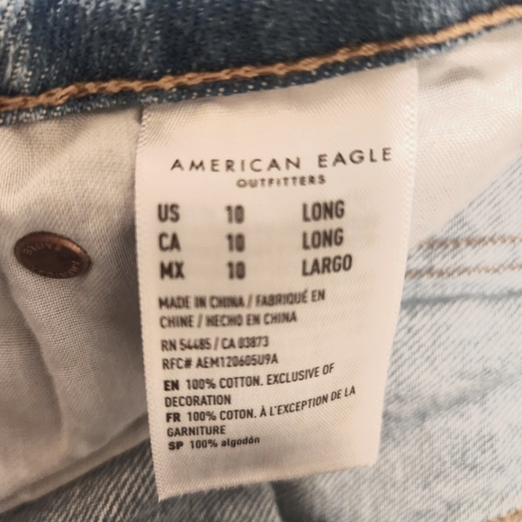 American Eagle 90's Bootcut Jean Size 10 L - Picture 4 of 4